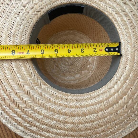 Janessa Leone Elsa Boater Straw Hat - Picture 3 of 4
